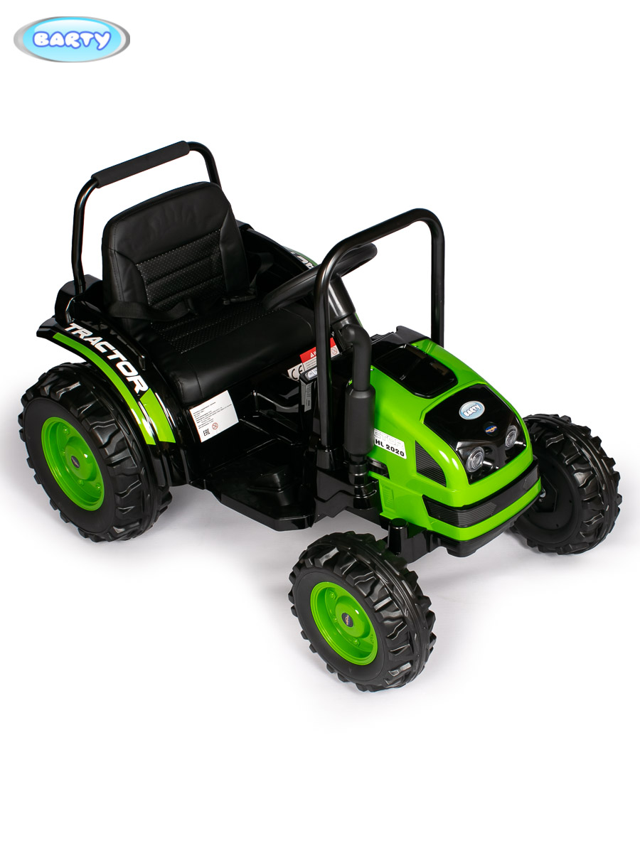 Трактор с прицепом (Зеленый) TR001